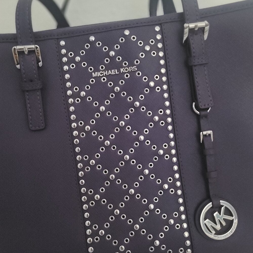 New Michael Kors Deep Purple Tote